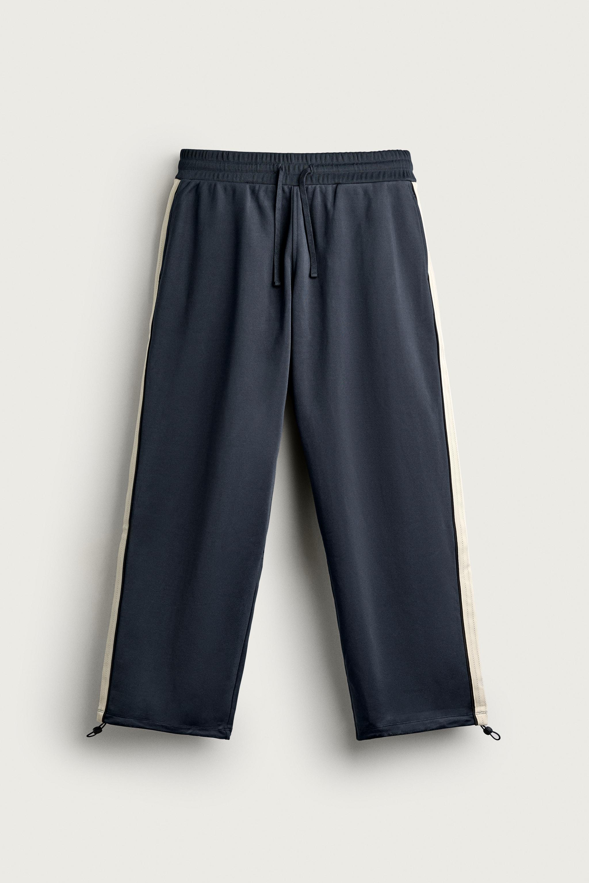 CONTRAST RETRO TRACK PANTS